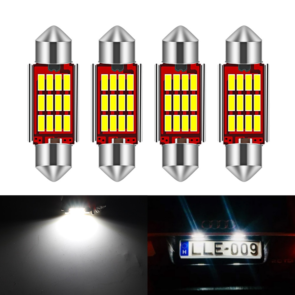 Canbus LED 佺 ڵ ȣ , ƿ A3 8P 8L A4 B5 B6 A6 C5 C6 A8 D2 TT Q3 Q5 Q7 S4 S2, 36mm 6418 C5W, 4/10PC